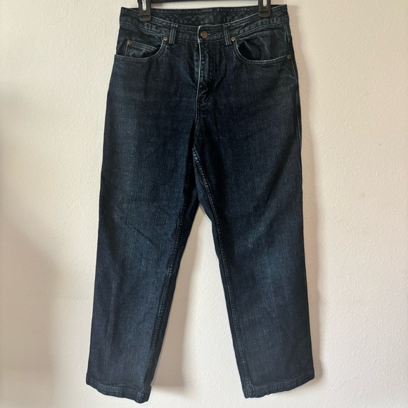 Women’s Duluth Trading Co. Jeans – Size 8x29 – Dark Wash Denim - Picture 1 of 5